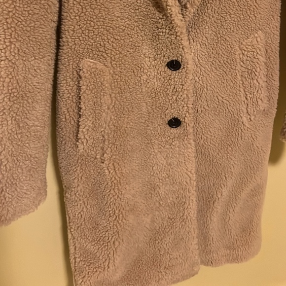 Abercrombie & Fitch sherpa coat BRAND NEW - Picture 8 of 9